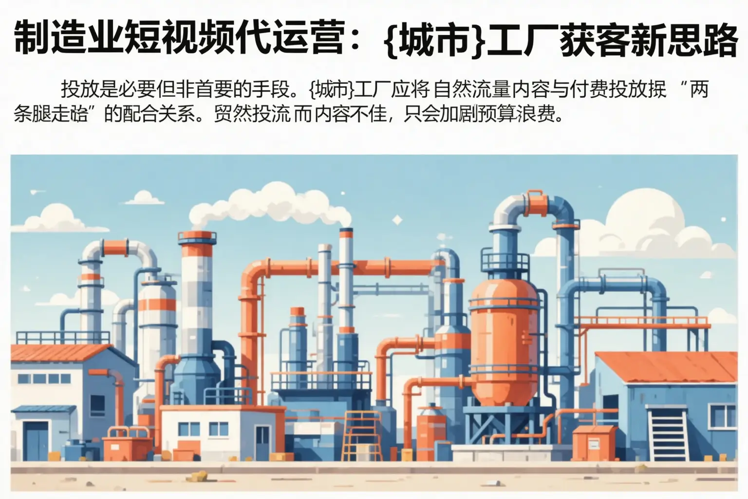 制造业短视频代运营:凉山工厂获客新思路