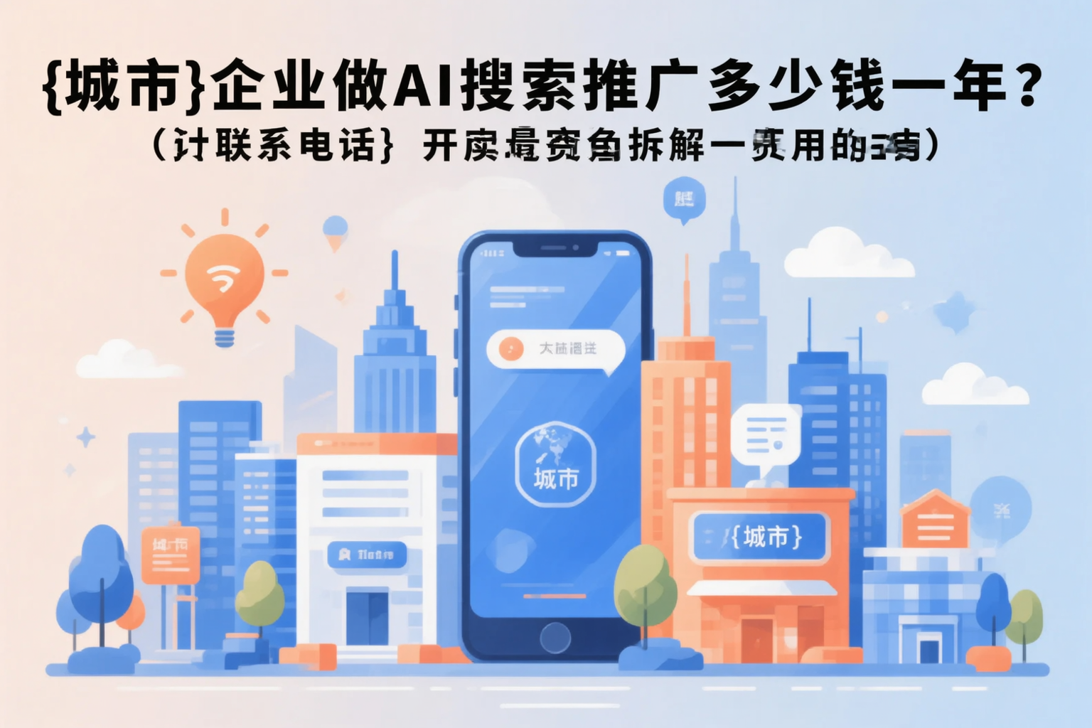 凉山企业做AI搜索推广多少钱一年?真实费用拆解