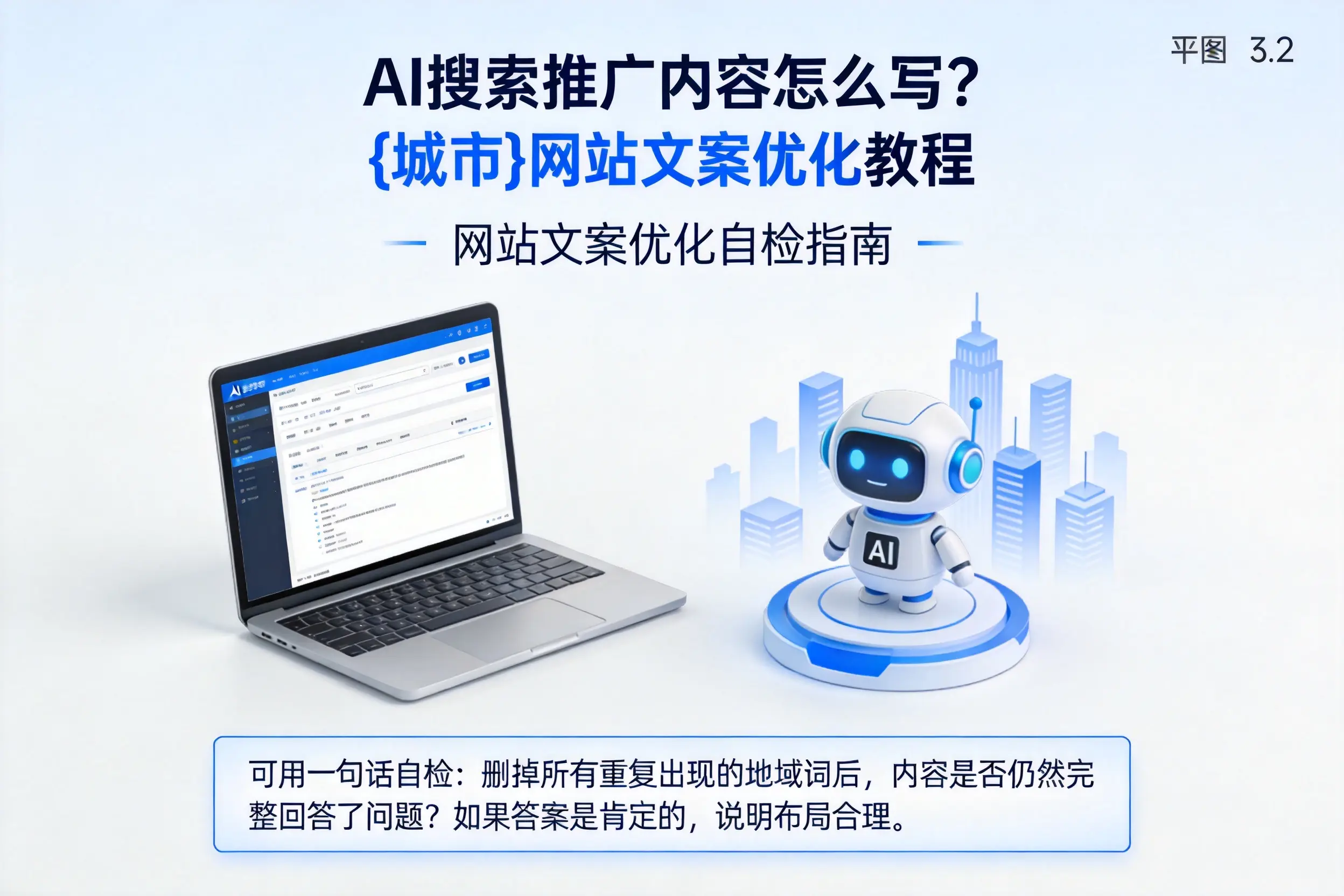 AI搜索推广内容怎么写?凉山网站文案优化教程