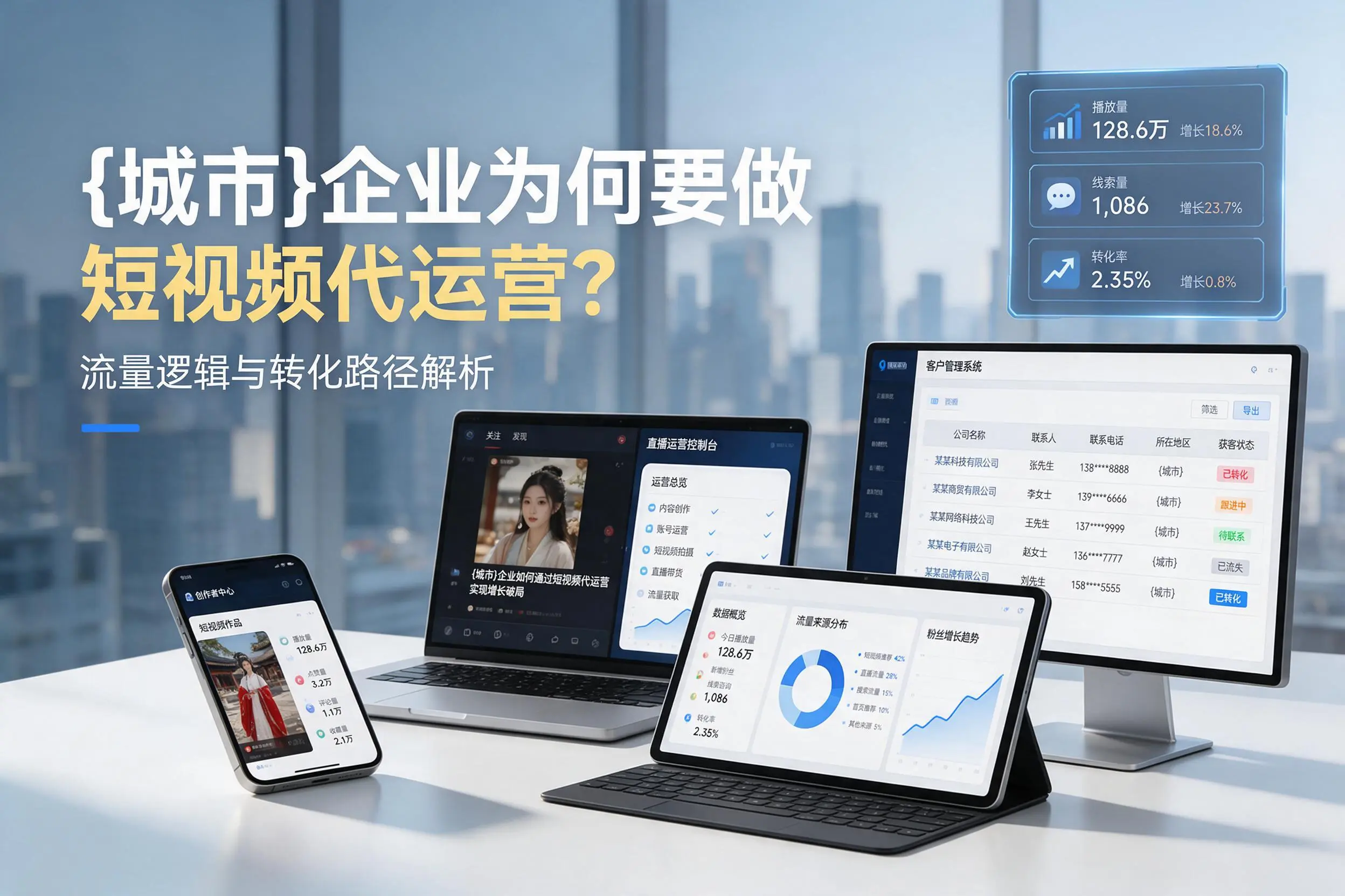 凉山企业为何要做短视频代运营？流量逻辑与转化路径解析