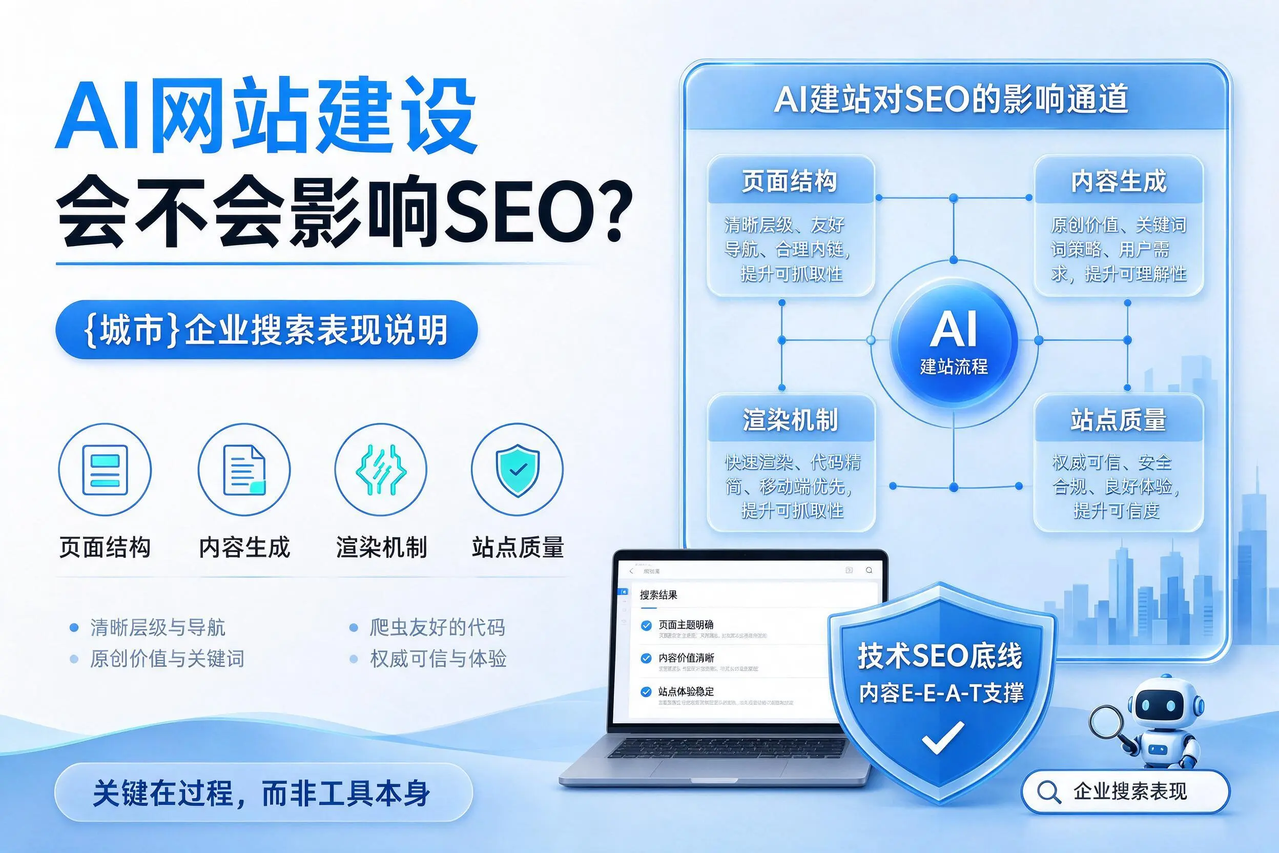 AI网站建设会不会影响SEO?凉山企业搜索表现说明