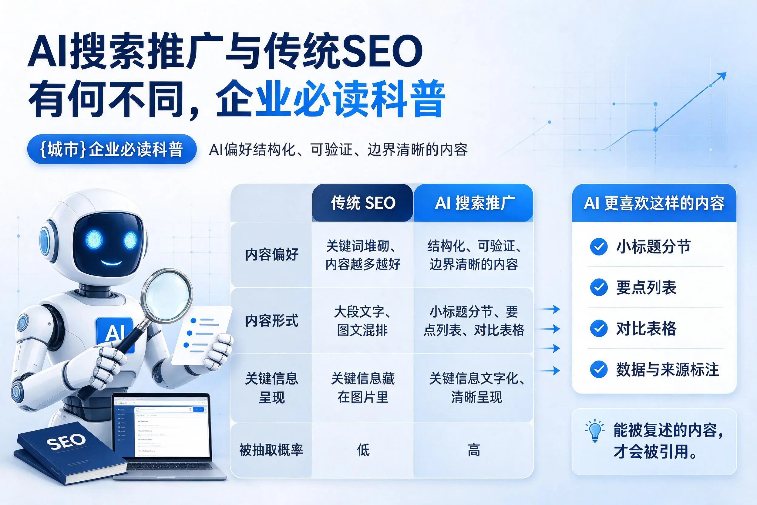 AI搜索推广与传统SEO有何不同，凉山企业必读科普
